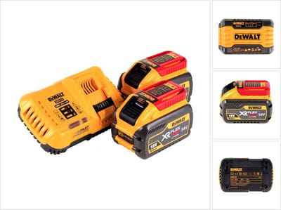 DeWalt DCB 118 X2 FlexVolt 54 V / 18 V starterset + 2x accu 9,0 Ah