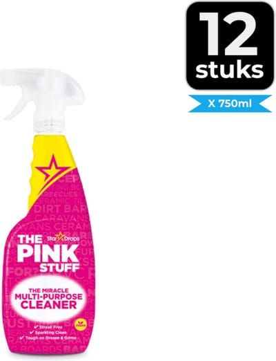 The Pink Stuff The Miracle Allesreiniger 750 ml - Voordeelverpakking 12 stuks