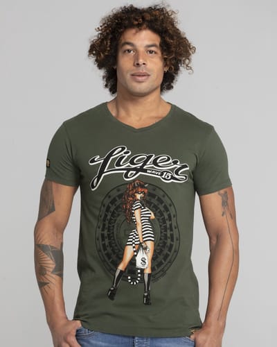 LIGER - Limited Edition van 360 stuks - Vince Ruarus - Catburglar part 2 - T-Shirt - Maat S
