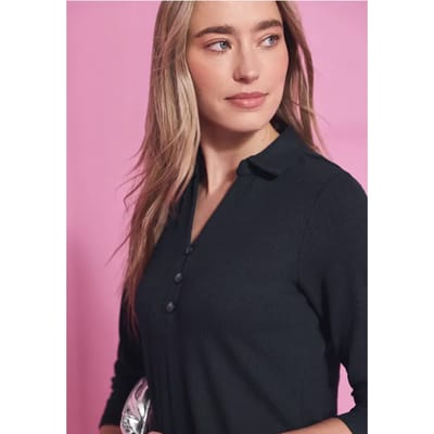 Jurk in effen kleur