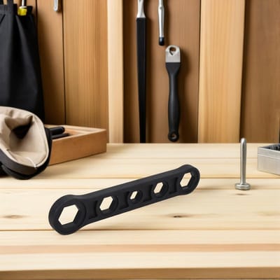Radiator Sleutel - Ontluchtingssleutel Verwarming - Radiator Onderhoud - Getrapte Ratel Functie - 26.5 cm Lengte - Zwart