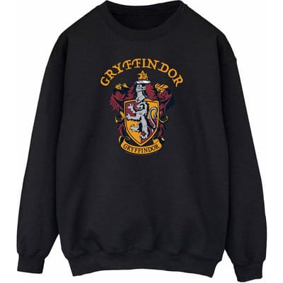 Harry Potter Dames/Dames Gryffindor Sweatshirt (Zwart)