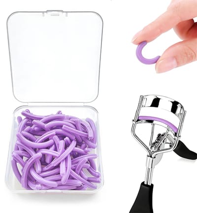 100st Wimperkruller-Navullingen, Rubberen Wimperkruller-Vervangingspads voor Verbeterde Krul en Comfort,Wimperkrullerpads, wimperkrullerstrips en accessoires, make-up tools, vervangende pads, wimperkrullerpads 3,3*0,4cm