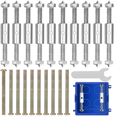 Herstelbeugel voor Junction Box, 10 stuks Schroeven voor Stekkerdoos, Ondersteuningsstang voor Elektrische Projecten en Accessoires voor Schakelkast