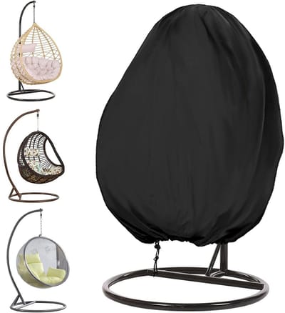GELLDG Hangstoelhoes - 190x115cm - Schommelhoes - Beschermhoes geschikt voor hangstoel - Oxford doek - Waterdicht - Winddicht - UV-bestendig - Scheurvast - Geschikt voor hangmanden en schommelstoelen