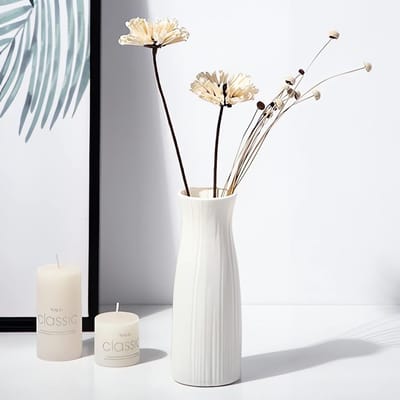 Nordic Plastic Vaas Eenvoudige Kleine Verse Bloempot Opbergfles Voor Bloemen Woonkamer Moderne Huisdecoraties Ornamenten