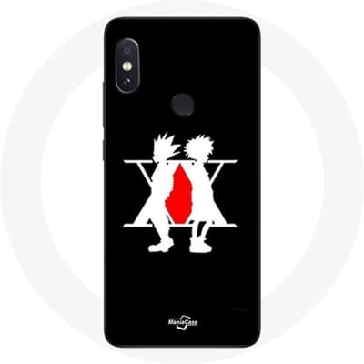 Coque - Hunter x Hunter - Xiaomi Redmi Note 5 AI - Manga Logo - Souple - Noir noir