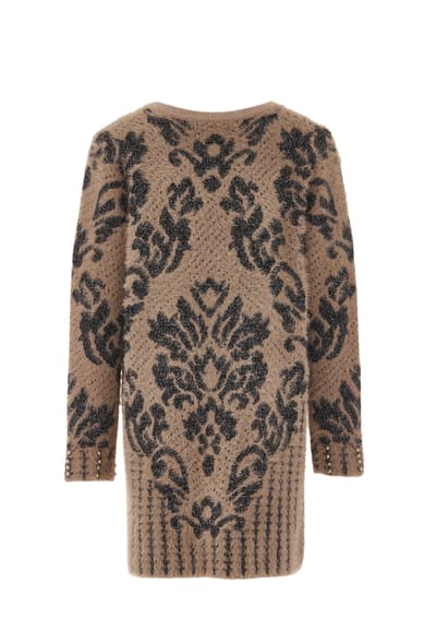 Faina Vest Dames Donker roze zwart