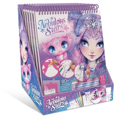 Nebulous Stars - Creatief Schetsboek - Tekenen - kleuren - sjablonen