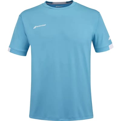 Babolat Play T-shirt Met Korte Mouwen Blauw 12-14 Years Jongen
