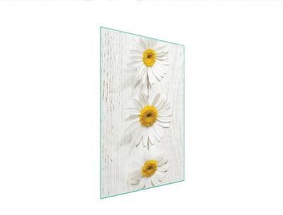 TMK ArtDeko Serie - Snijplank van glas - 35x52 cm - Hittebestendig - Antibacterieel