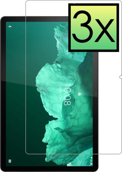 Screenprotector - 3 Stuks - Geschikt voor Lenovo Tab P11 - Extra Sterk - Beschermglas - Gehard Glas - Tempered Glass - Screen Protector - Bescherm Cover