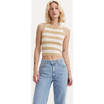 Levi's Tulip Tank Top Blue Maat: S | Mouwloze Tops Outlet | Dames | Blauw