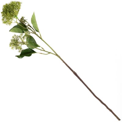 Kunstbloem sneeuwbal 65cm groen
