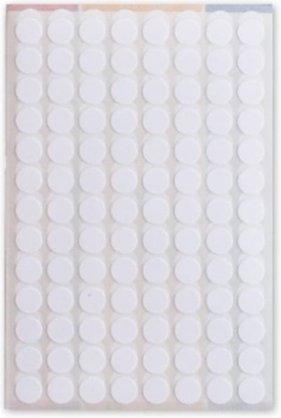 Soho Etiketten Rond 8 Mm Papier Wit 3 Vellen á 104 Stuks