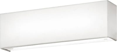 LED Wandlamp - Wandverlichting - Trion Lanago - 6W - Warm Wit 3000K - Dimbaar - Rechthoek - Mat Wit - Aluminium