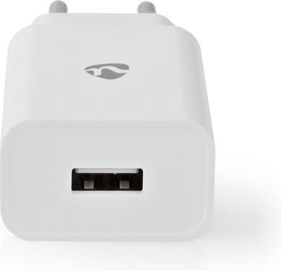 Nedis Oplader - 1x 2,4 A - Outputs: 1 - Poorttype: 1x USB-A - Geen Kabel Inbegrepen - 12 W - Enkele voltage selectie