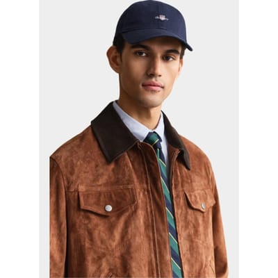 Gant Cap Small Shield Cotton Twill Marine / male