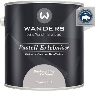 Wanders Muurverf - Edelmatte Krijtverf voor Hout en Meubels - Lichtgrijs Kautschuk - 2,5L