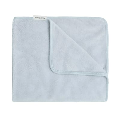 Baby's Only Ledikantdeken gemaakt van teddystof - Baby deken Cozy - Dekentje voor jongens en meisjes - 2.0 TOG - 100x135 cm - Misty Blue - Superzacht en comfortabel