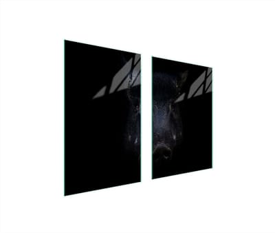 TMK ArtDeko - Snijplank Glas - 65x52 cm - Bescherming - Dierlijk Motief