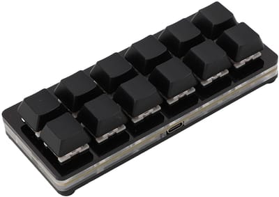 Dailygoody - Mechanisch Gaming Toetsenbord - 12 Toetsen - Programmeerbaar en Hot-swappable - RGB Verlichting - Gaming Toetsenbord - Voor PC en Laptop