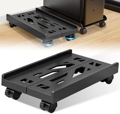 Verstelbare Mobiele Computerstandaard voor Desktop en CPU, Universele PC Houder voor Thuis en Kantoor
