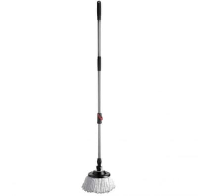 Tatay Draaiende Mop Met Steel Zilver