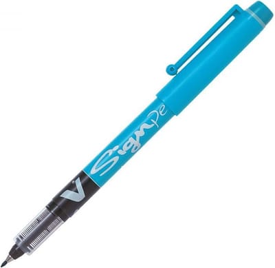 Pilot Fineliner V-Sign Pen licht blauw