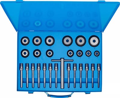 BGS Klepzittingfreesset - 30 - 60 mm - 27 delig