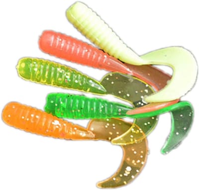 Vissen Kunstaas - Nep Vissen Lokken - Zeevissen Vissen - Levensechte Maden - 3.5cm Lengte - Diverse Kleuren