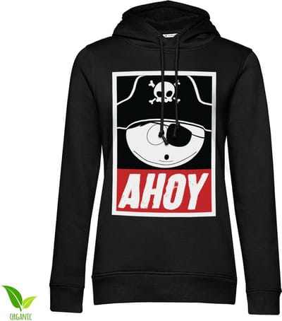 South Park Eric Cartman Ahoy Girls-hoodie voor dames, zwart