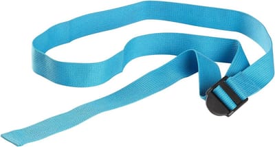 Yogagordel 183 x 38 cm - Blauwe Yoga Riem voor Steun en Flexibiliteit