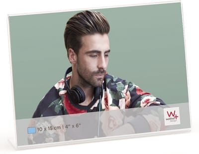 walther+ design ASQ1015 Wissellijst Papierformaat: 10 x 15 cm Transparant