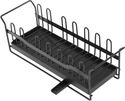 Dailygoods- Keukenorganizer met zelfledigend dienblad - Gootsteenorganizer - Opbergmand - Handdoekhouder - Duurzaam - Robuuste constructie