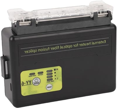 Glasvezel Fusion Splicer Heater - Verwarmingsoven - Vezelverbindingen Maken - 4 Temperatuurstanden - 5100 mAh Batterij - Zwart