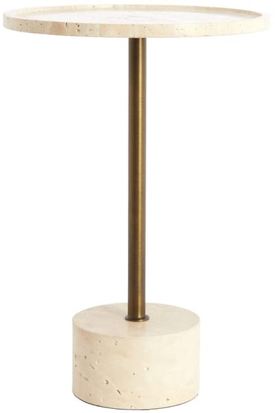 Light & Living Bijzettafel Civita - Bruin - Ø37x49cm - Modern
