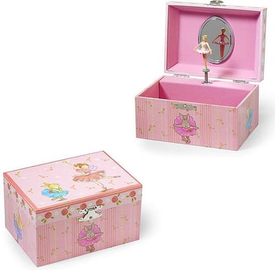 Simply for Kids Houten Juwelendoosje met Muziek - Elfje met Konijn - Ballerina