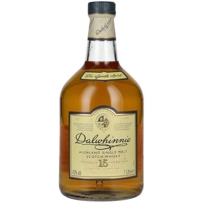 Dalwhinnie 15 Years Old Highland Single Malt Scotch Whisky 43% Vol. 1l in geschenkverpakking