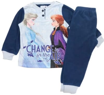Disney Frozen Pyjama - Change is in the air - Navy - Micro Polar Fleece - Maat 92/98