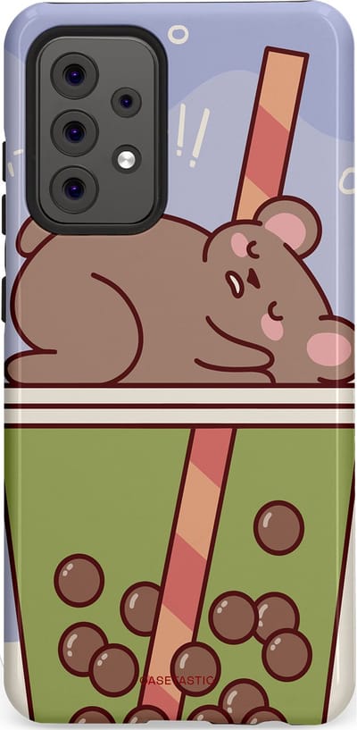 Casetastic Hoesje Geschikt voor Samsung A52 (4G/5G/s) - Stijlvolle Beschermende Duo-layer Case - Bubbelthee Droom