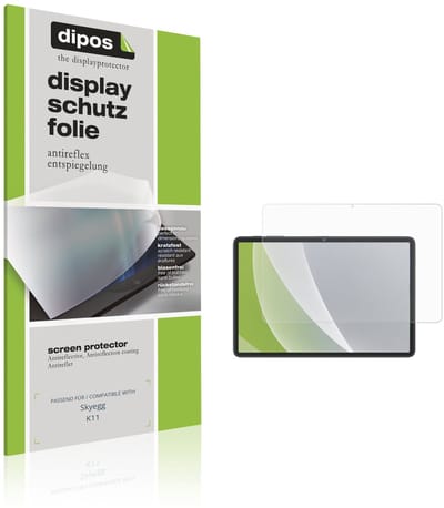 dipos – 2x Matte Beschermfolie geschikt voor Skyegg K11 | Krasbestendige & antireflecterende Screenprotector Ultra-Thin
