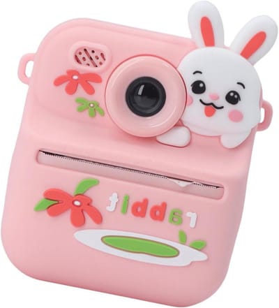 Instant Camera - Direct Klaar Camera - Foto's Maken - Dubbele Lens Selfie - 2.4 Inch Scherm - Beige