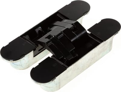 BSW Onzichtbaar scharnier, 3D, type Hide 160-120, afmeting 160x32mm, kleur zwart, brandwerend 120 minuten