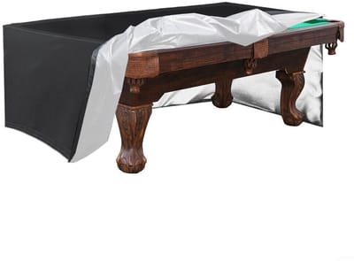 Dailygoody - Biljart/pooltafelhoes - Waterdichte stofhoes - 215 x 125 x 14 cm - UV-bestendig - Bescherming voor outdoor biljarttafel