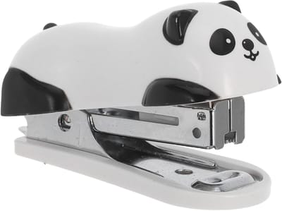 Mini Nietmachine - Schattige Nietjes - Thuis Kantoor - Leuk Panda Design - Compact Formaat - Multicolor