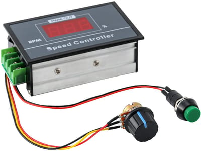 Motor Snelheidsregelaar DC 6-60V 30A PWM met Digitale Weergave en Start-Stop Schakelaar