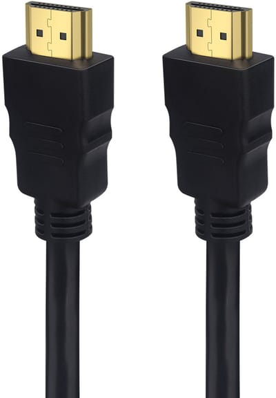 HDMI 1.4 kabel - 4K - HDMI naar HDMI - High Speed Ultra HDTV - Universele computerkabel - Laptop/monitor/console - 3D - 0,5m - Zwart - Jonyx