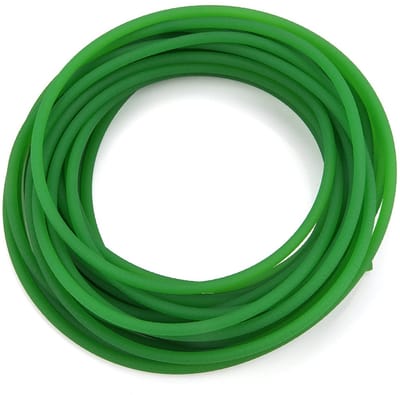 Dailygoods - Groene PU-polyurethaan Ronde Riem - Aandrijftransmissie - 5mm*10m - Ruw Oppervlak - Duurzaam en Flexibel - Geschikt voor Diverse Toepassi...