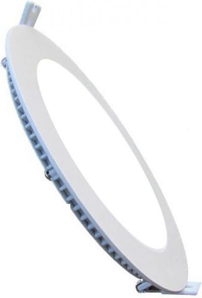 LED Downlight Inbouwspot - Kingtron Thin - 3W 220lm 120° Bundelhoek - Helder/Koud Wit 6500K - IP40 - Rond - Wit - Ø85mm Buitenmaat - Ø70mm Zaagmaat